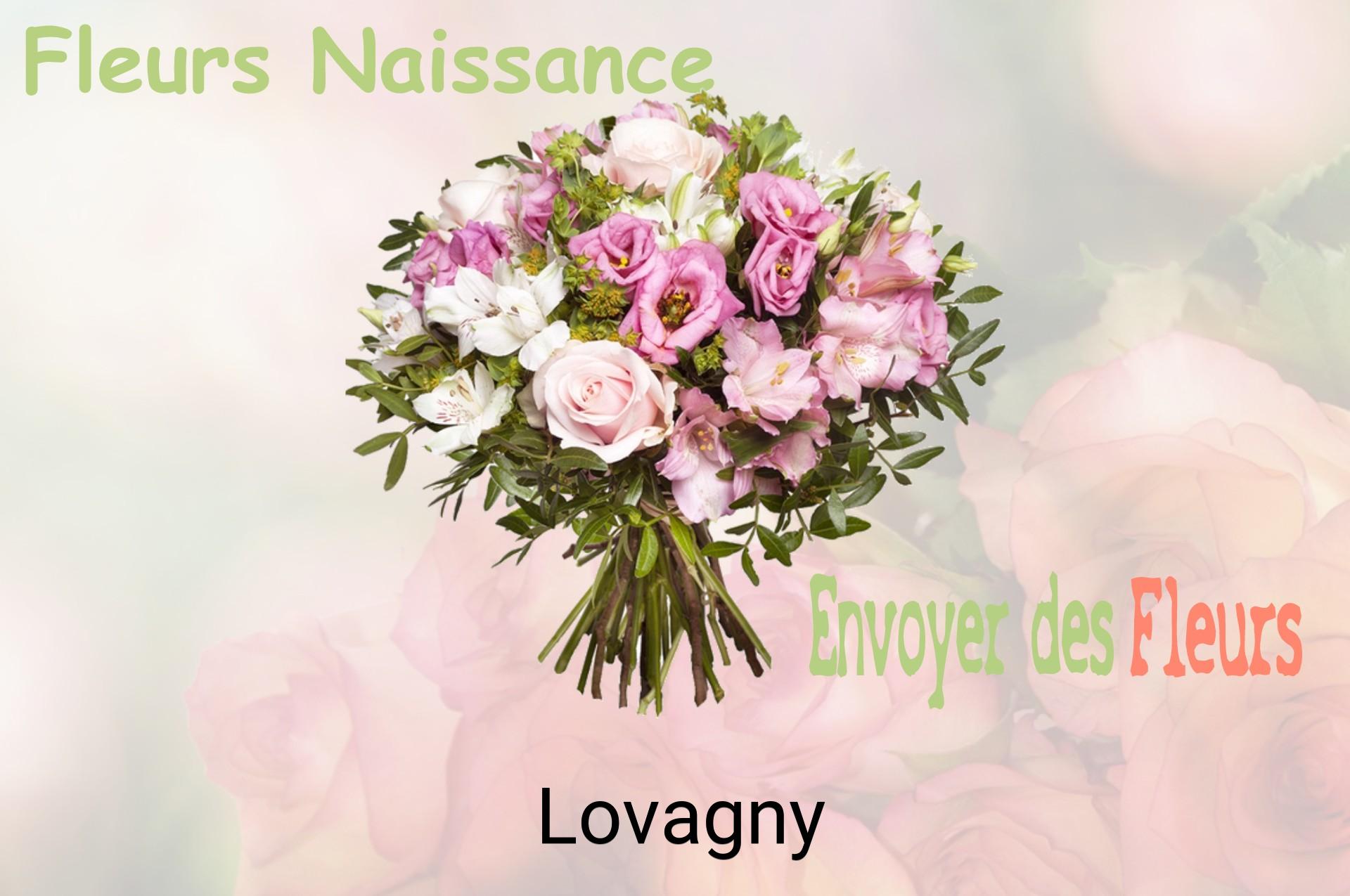 Bouquet de fleurs de naissance livré à Lovagny